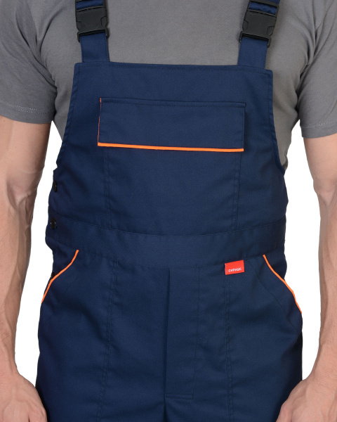 Костюм СИРИУС-МАСТЕР с ПК (т.синий/оранжевый)