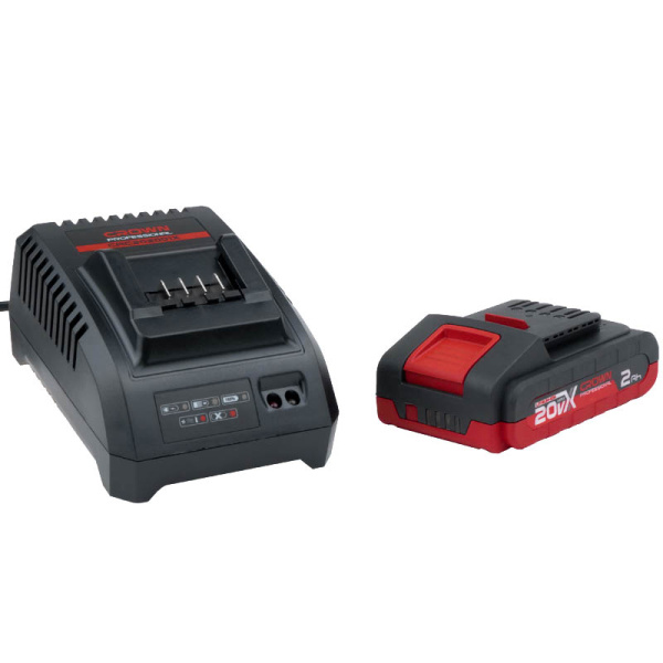 Аккумуляторный шуруповерт CROWN CT21091HX-2 BMC BL 20В 55Нм 2х2А/ч