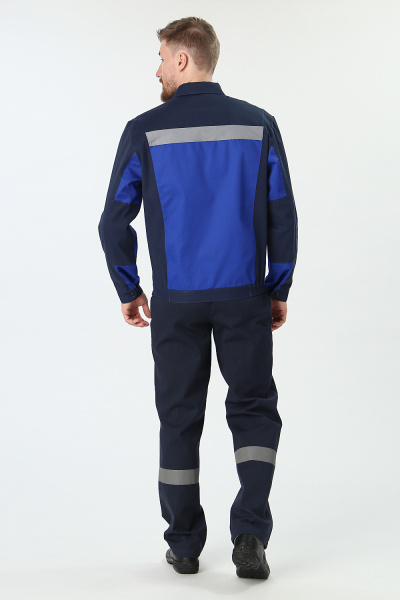 Костюм ВИРАЖ-1 с БР (т.синий/васильковый)