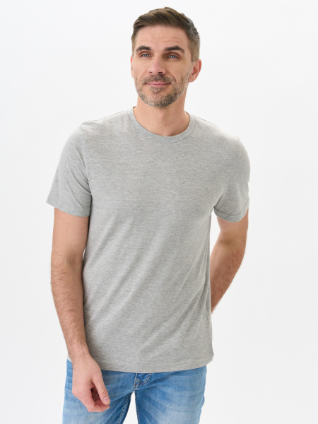 Футболка PREMIUM (меланж т.серый)