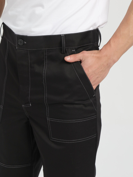 Костюм ВИВАТ-1 ПРЕМИУМ СН МВО с БР (черный/оранжевый)