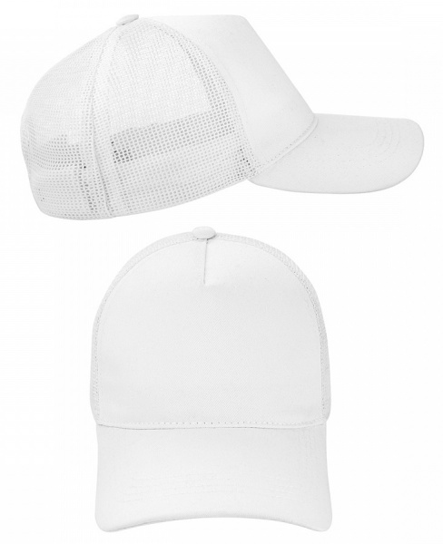 Бейсболка LEADER MESH сетка (нм) (белый)