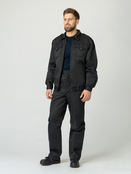 Костюм для Охранника с БР (черный)