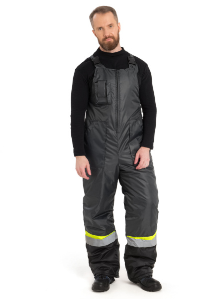 Костюм ГРАДУС зимний с ПК (т.серый/черный/лимон)