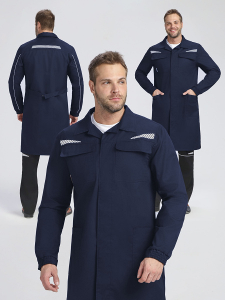 Халат PROFLINE SPECIALIST (т.синий)