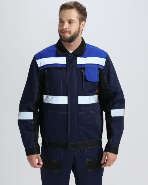 Костюм ВИВАТ-2 ПРЕМИУМ IMP с ПК (т.синий/черный/васильковый)