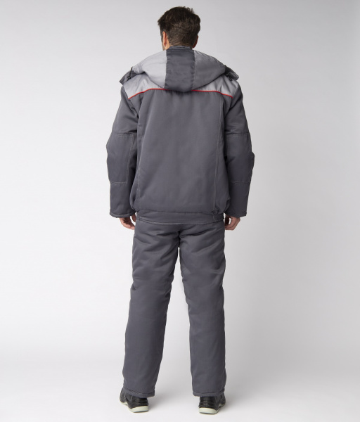 Костюм ФЛОФТ-2 зимний с ПК (т.серый/св.серый)