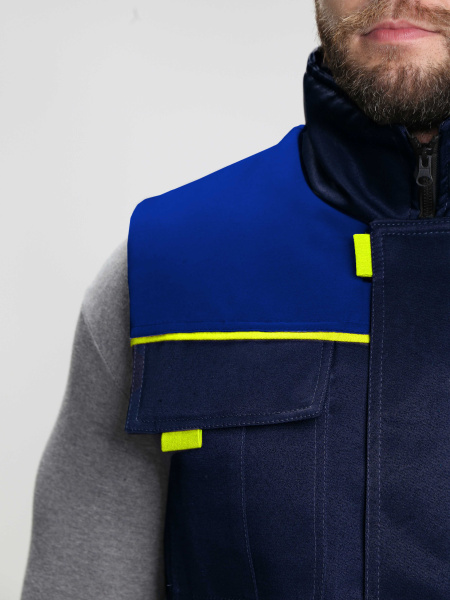 Жилет ФЛОФТ зимний (т.синий/васильковый)