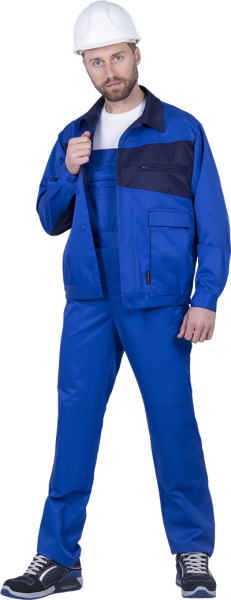 Костюм СПЕЦИАЛИСТ-2 с ПК (василек/т.синий)