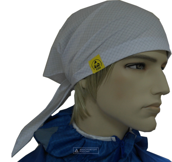 Бандана-косынка ШП.К-1 антистатическая (белый)