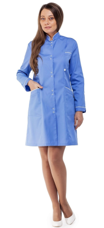 Халат БЕЛУ женский (голубой) женские медицинские