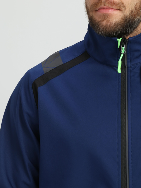 Куртка PROFLINE LEADER софтшел (синий/черный)