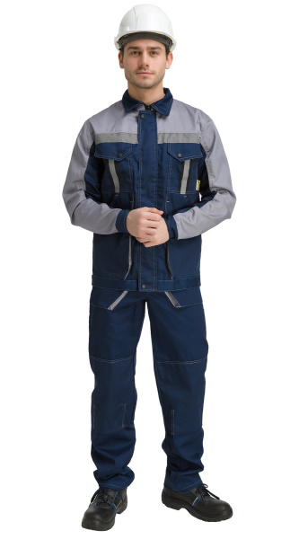 Костюм RONTA KS806 с БР (т.синий/серый)