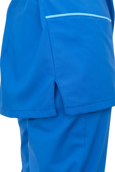 Костюм ШАРМ женский с БР (васильковый)