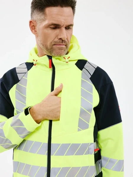 Куртка SOFTSHELL TECHNO/NEO сигнальная (неон)