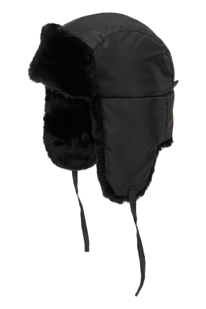 Шапка-ушанка зимняя (черный)
