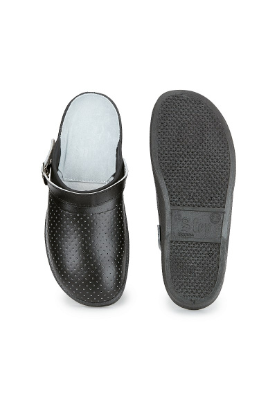 Сабо женские кожаные