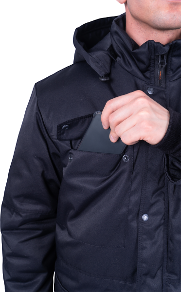 Куртка ЗАЩИТА зимняя (черный)