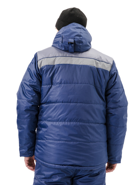 Куртка ЭРЕБУС зимняя (т.синий/серый)