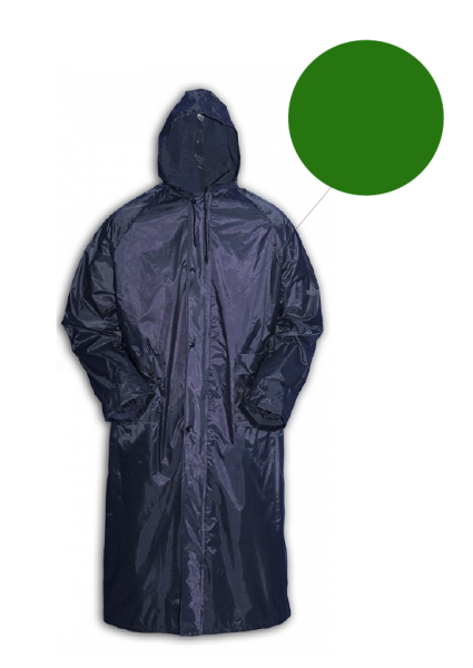 Плащ влагозащитный нейлон с ПВХ R512 (зеленый)
