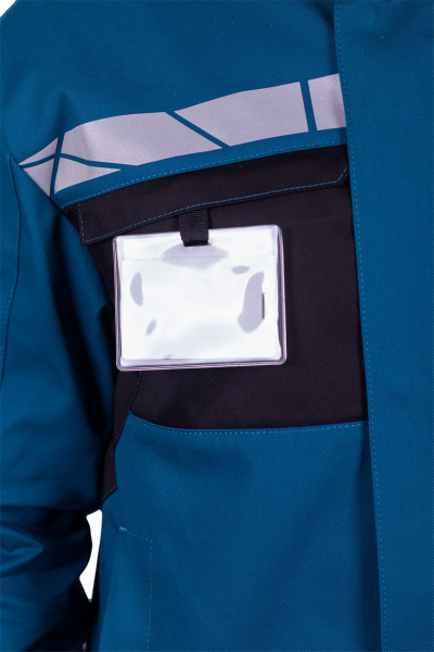 Куртка СТРОНГ (бирюзовый/черный)