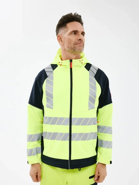 Куртка SOFTSHELL TECHNO/NEO сигнальная (неон)