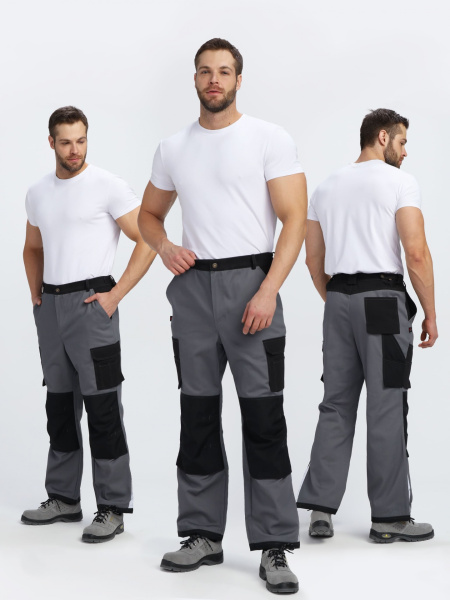 Брюки МИЛАН CH (т.серый/черный)