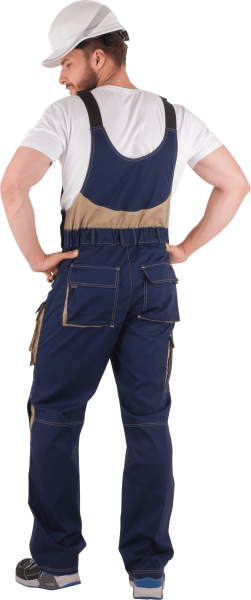 Полукомбинезон ДИДЖИТАЛ НЬЮ (т.синий/бежевый)