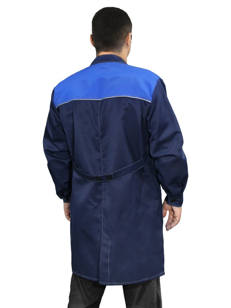 Халат НОВА (синий/василек)