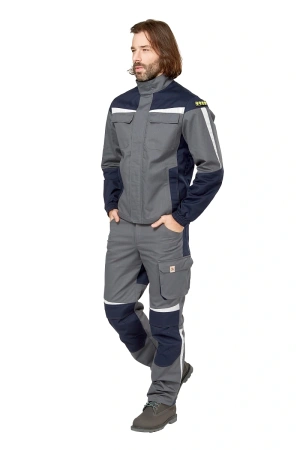 Куртка антистатическая ФЕСТ (серый/синий)