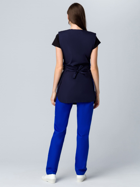 Фартук-сарафан МОНРО (т.синий/васильковый)