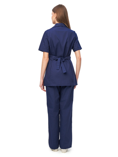 Костюм ГЛОРИЯ 2 женский с БР (т.синий/белый)
