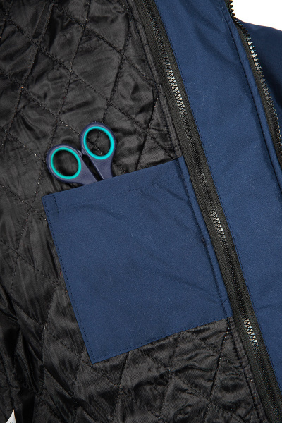 Костюм БАРРИК-2 СОП зимний с ПК (т.синий/васильковый)