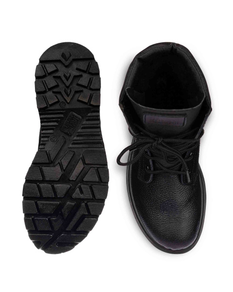 Ботинки АРСЕНАЛ ПУ нат.кожа иск.мех с ТП (черный)