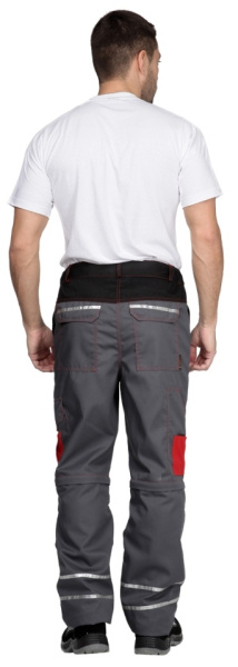 Брюки ХАЙ-ТЕК (серый/красный/черный)