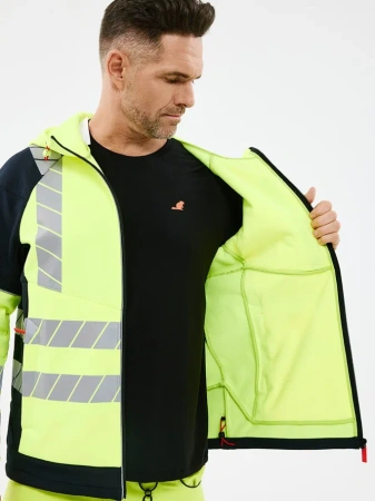 Куртка SOFTSHELL TECHNO/NEO сигнальная (неон)