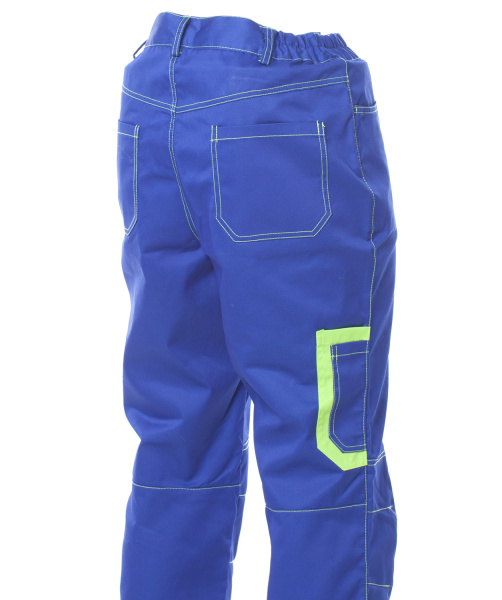 Костюм ВЕСТА женский с БР (васильковый/лимонный)