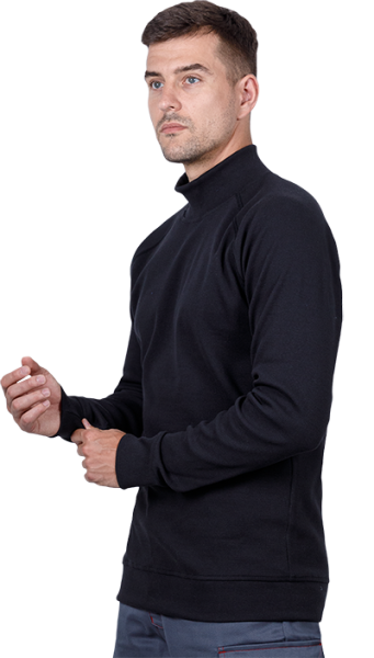 Фуфайка-свитер (черный)