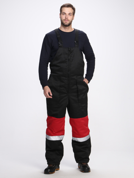 Костюм НОРДХАРД-2 зимний с ПК (черный/красный)