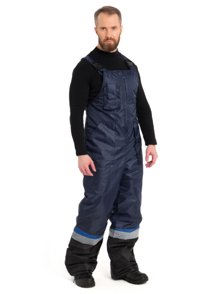 Костюм ГРАДУС зимний с ПК (синий/черный/василек)