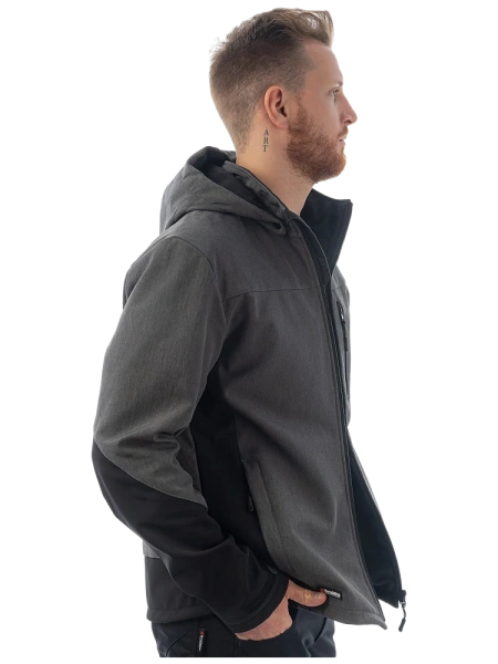 Куртка BRODEKS софтшелл KS 237 (серый меланж)