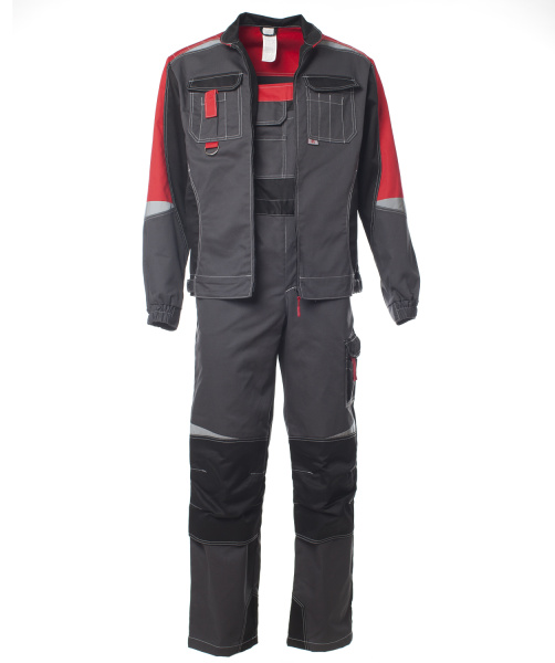 Костюм ФОРМУЛА с ПК (т.серый/красный/черный)