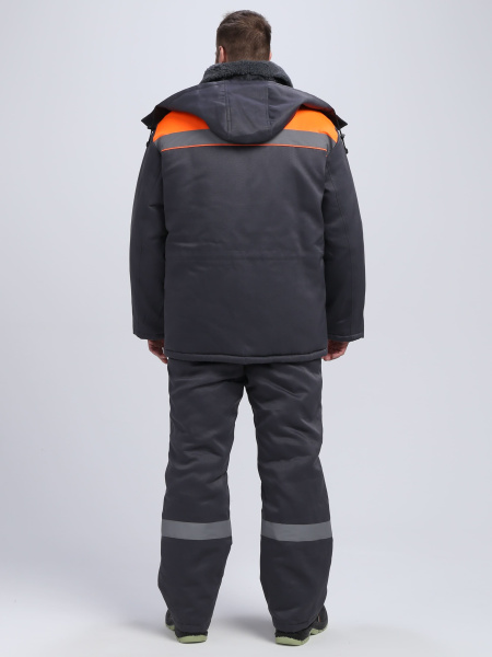 Костюм Т-УЛЬТРА СОП зимний с БР (т.серый/оранжевый)