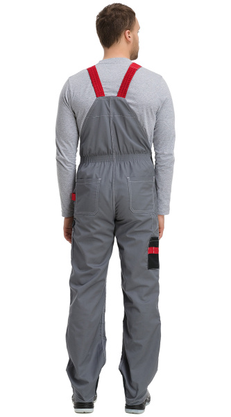 Полукомбинезон RONTA PL207 (т.сер/черн/красн)