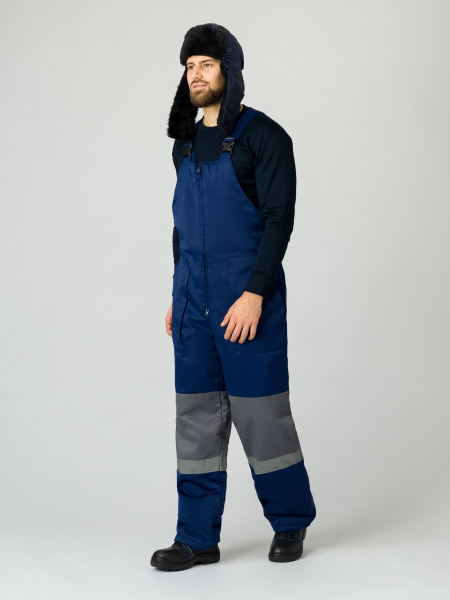 Костюм НОРДХАРД-2 зимний с ПК (т.синий/серый)