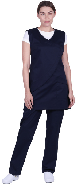 Униформа ВУППИ фартук брюки (синий)