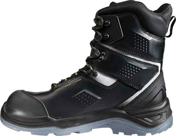 Ботинки VERT ПУ/ТПУ высокий берец нат.мех с КП и КС (черный)