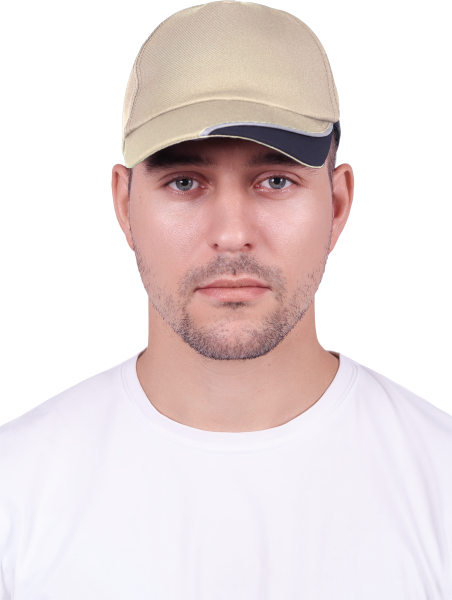 Бейсболка IFORM (бежевый/т.серый)