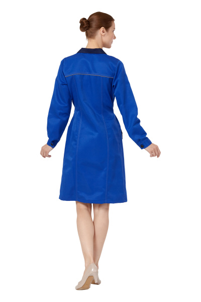 Халат СТРАЙК женский (василек/синий)
