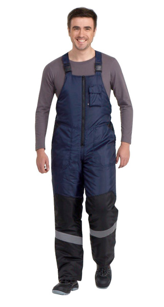 Костюм АНДЕЗИТ зиминий с ПК (т.синий/черный)